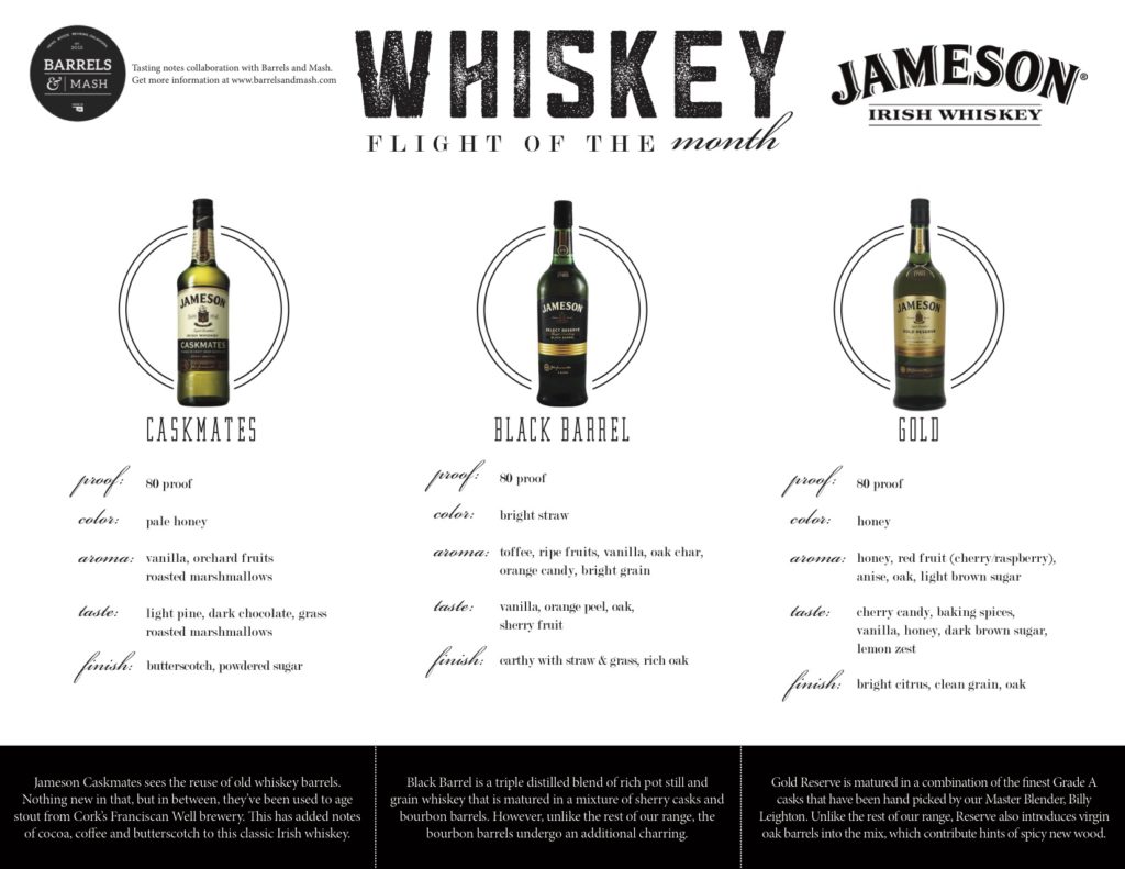 whiskeyflight_oct2016jameson_placemat